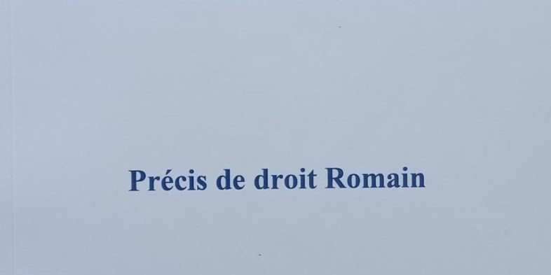 بالفرنسية كتاب القانون الروماني  للقاضي أنطوني عيسى الخوري